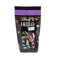 Lindt Hello Mini Stick Mix Beutel, 4 Sorten gefüllte Alpenvollmilch, Geschenk, Schokolade, 600 g