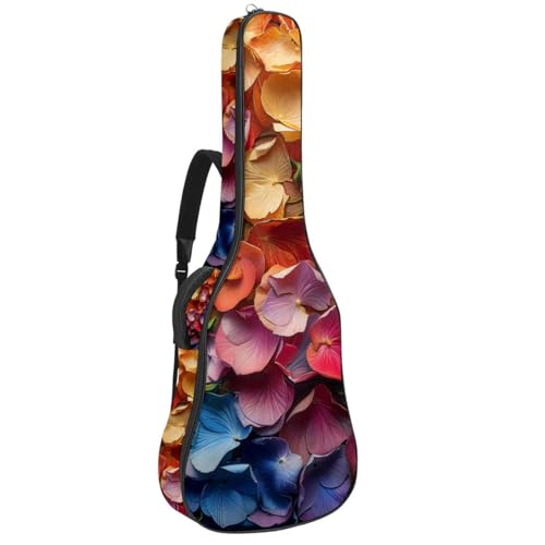 Housse de guitare universelle 106,7 cm sac imperméable arc-en-ciel multipoche