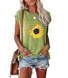 JNIFULI Women's Graphic Tees Casual Summer Funny...