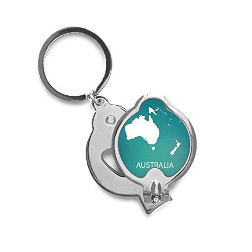 Coupe-ongles carte de l'Australie Océanie acier robuste de précision