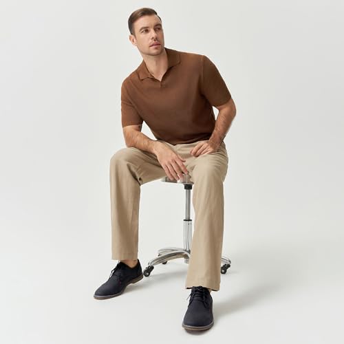 Jousen Men's Casual Dress Shoes Retro Business Classic Dress Shoes for Men3