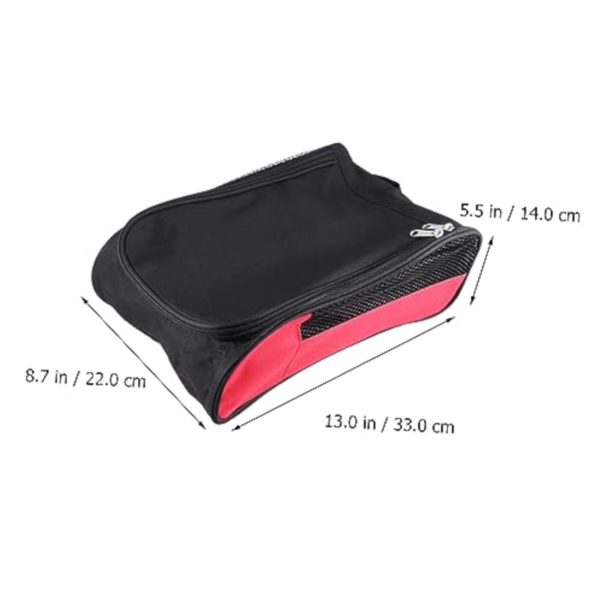 Golf Equipment Accessory Bag, Zippered Shoe Storage