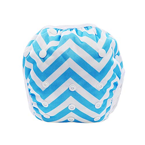 Baby Reusable Swim Diaper Washable Pool Pants Swimwear for 10-40lbs Boys Girls (I)