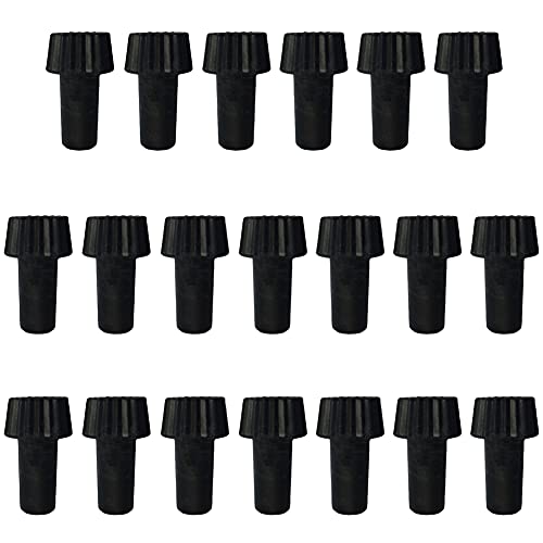20 Pieces Plastic Lamp Switch Turn Knob Plastic Socket Extension Replacement Knobs On/Off Replacement Light Lamp Turn Switch Knobs On or Off Replacement Lamp Turn Switch Knobs, Black
