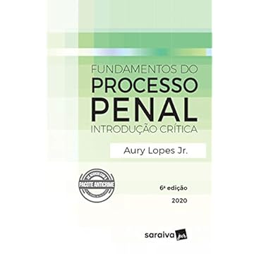 Capa do livro Fundamentos do Processo Penal - Introdução Crítica - 6ª Edição 2020