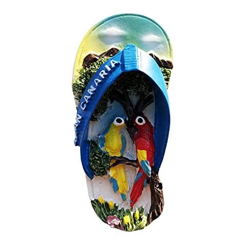 3D Gran Canaria Spain Fridge Magnet Travel Souvenir Refrigerator Magnetic Sticker Hand Painted Craft Cover