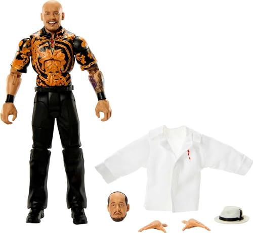 WWE Action Figures, WWE Elite Happy Corbin Figures avec Accessoires, Cadeaux de Collection