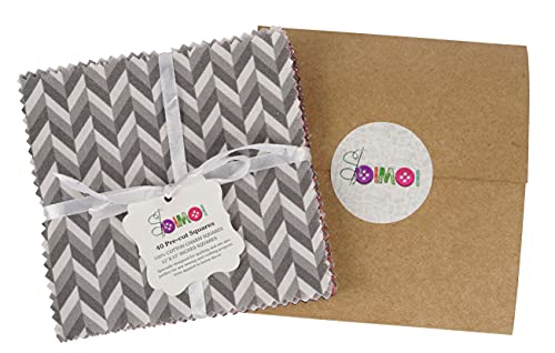 Soimoi Precut 10-inch Lumberjack Theme Prints Cotton Fabric Bundle Quilting Squares Charm Pack DIY Patchwork Sewing Craft- Red & Black - Image 4
