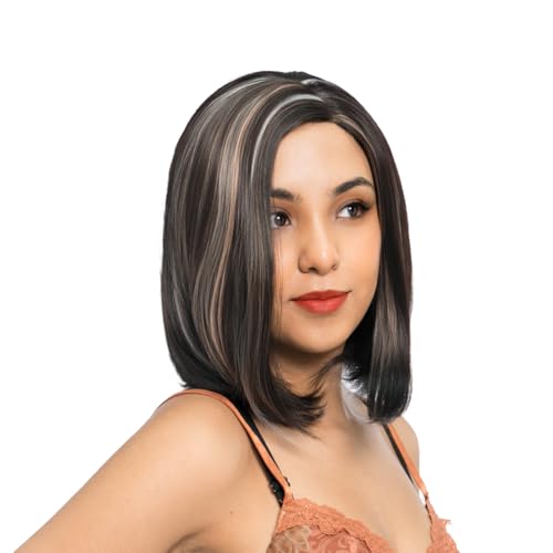 Lady Grayy Wigs 13-inch Brunette Darkest Cherry Blend (White &