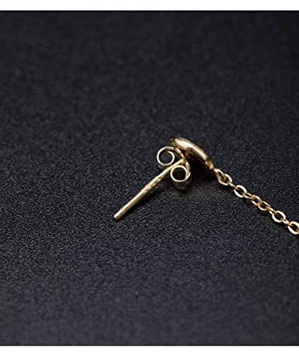 Boucles d'oreilles s925 en argent fin et boule de néphrite - 7