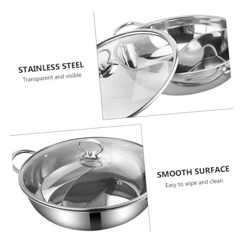 Pot à Soupe Double Saveur Alipis Inox Résistant Gaz et Induction