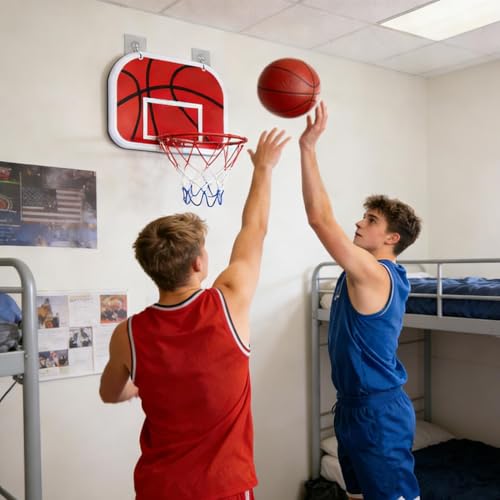 Juego de coordinación mano con aro de baloncesto de fácil instalación para niños 3