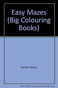 Paperback EASY MAZES BIG COLOR Book