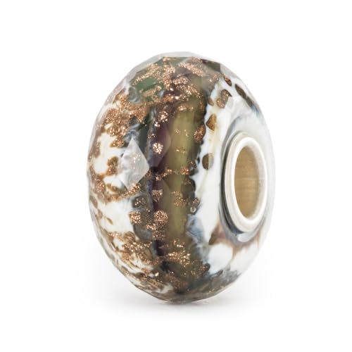 Trollbeads Golden Treasures cuenta de vidrio para estilismos diarios elegantes
