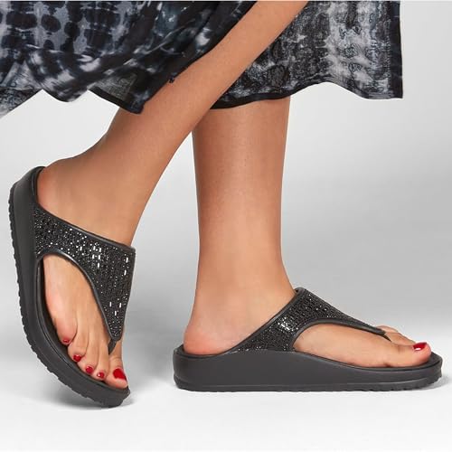 Skechers Skechers Women's Foamies Cali Breeze 2.0 Hooded Slide Sandal, Black, 5