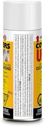 Zinsser Covers Up Ceiling Touch Up Spray Paint in White 369g - 3