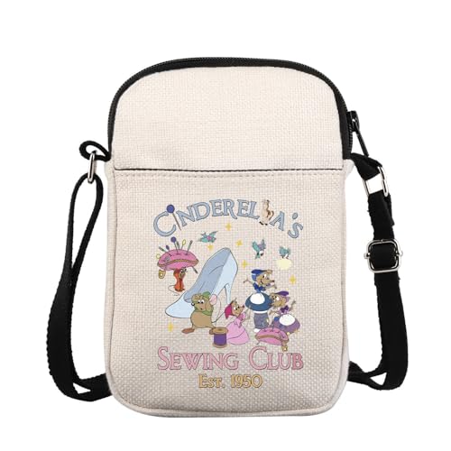 KUIYAI Sew Movie Inspired Crossbody Purse Bag Sewing Character Gift Sewing Club Est 1950 Messenger Bag (SewClubCrossB)