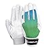 RIP-IT | Womens Blister Control Softball Batting Gloves Pro | Medium | Aqua & Lime Ombre