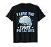 Me encantan las patatas flotantes Salvar al manatí Camiseta