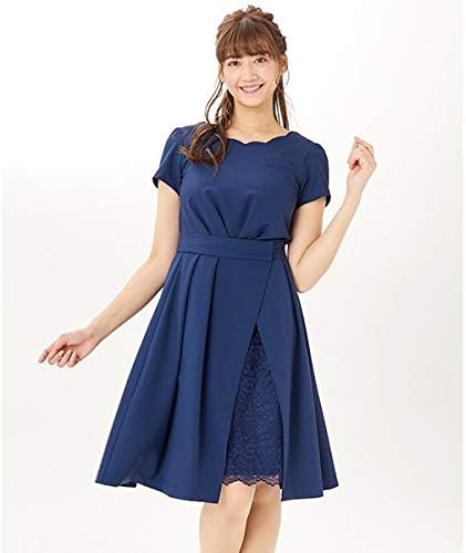 Amazon Co Jp パターン フィオナ Pattern Fiona スカラップ2wayドレス ネイビー M 服 ファッション小物