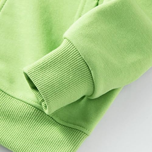 DDAPJ pyju Girls Zip Up Hoodies Kids Casual Long Sleeve Sweatshirt Fall Fashion Hooded Jacket with Pockets 2-11 Years3