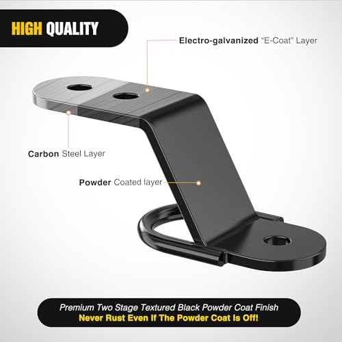 Image of Nilight ATV /UTV Three-Way Hitch with 2 Inch Ball 3500lbs 3 Trailer Hitch Ball Mount Lawn Mover Hitch ATV UTV Trailer Hitch Adapter, 3 inch Drop /Rise, 3 Mounting Options