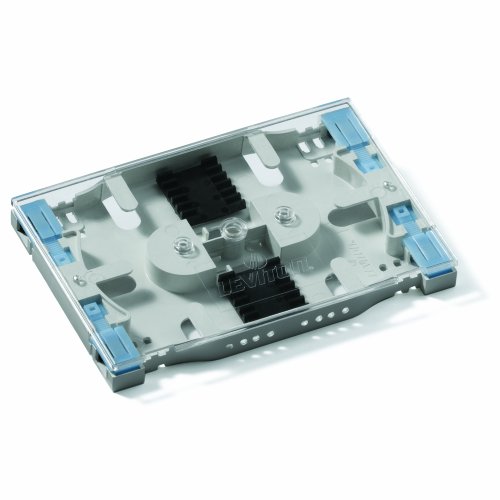 Leviton Injection Molded Mini Splice Tray, Heat Shrink Style (accepts standard sleeves), up to 12 Fiber Splicing, T5PLS-12F