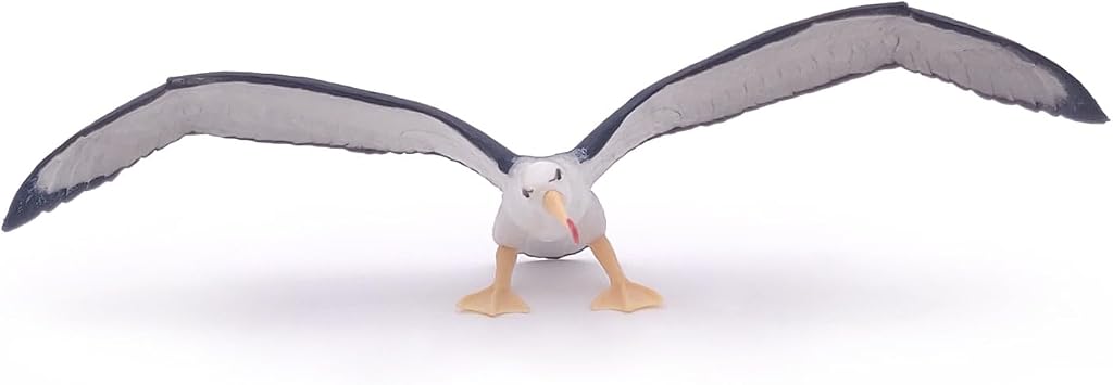 Papo - Realistic Albatross Figure - Ages 3+ Marine Life Collection - Educational Play Seabirds - Gift Idea Toy for Girls and Boys