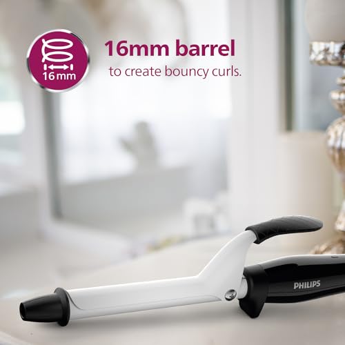 Philips Hair Curler with 16MM Barrel | Ceramic Coated Barrel for Long-Lasting Bouncy Looking Curls | Fast Heat Up | BHB862/00 - Image 4