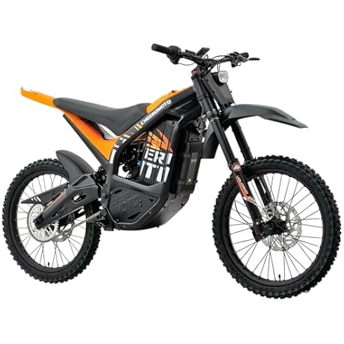 Electric Dirt Bike for Adults, 72V 8500W(Peak) – 52MPH Top Speed E-Motorcycle with 4-Piston Brakes, Off-Road Suspension, Removable Battery, Long Range, Built for Hills, Trails & Wild Terrain