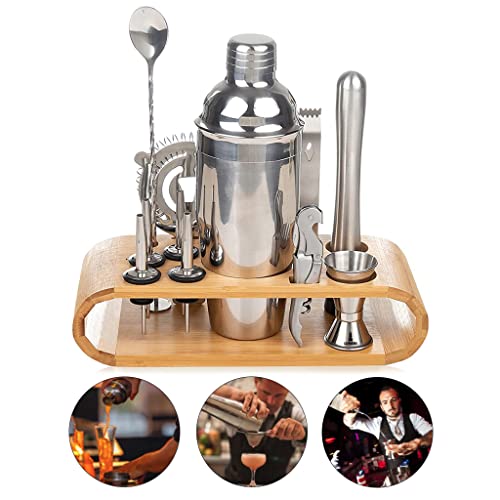 Kit Bar 12 Peças Inox Coqueteleira 550ml Barman Caipirinha Lorben