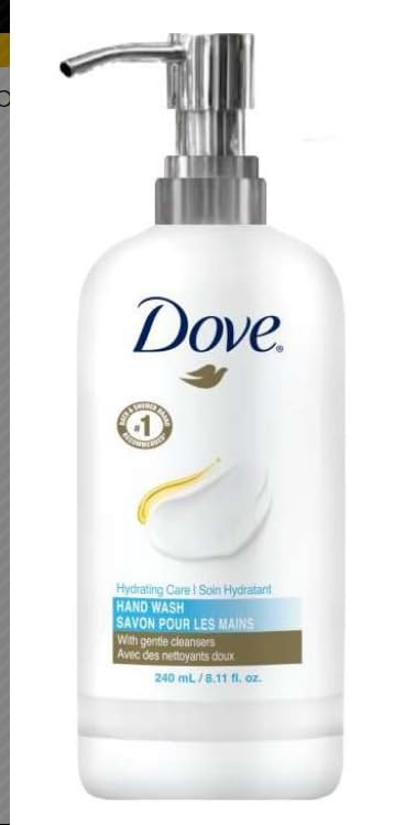 Dove 5Liter PRO Hydrating Hand Wash Refill/Refillable Bottles