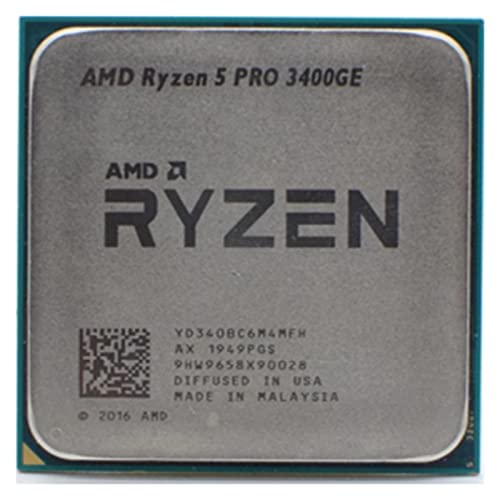 A R 5 PRO 3400GE R5 PRO 3400GE 3,3 GHz クアッドコア Ocho-Hilo De 35W CPU プロセサドール YD340BC6M4MFH Hembra AM4