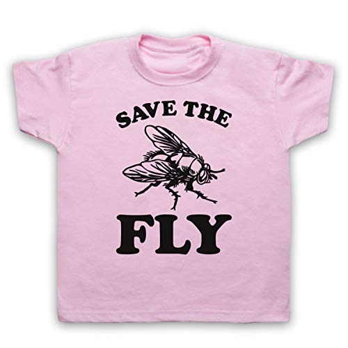 T-shirt Save The Fly enfant vêtement de protestation animaliste