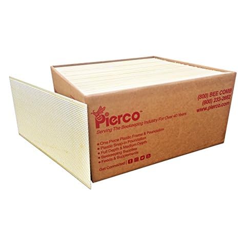 Pierco Inc. 9" DEEP FOUNDATION WAXED - 100 pack | WHITE Cover