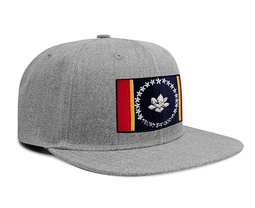 Image of International Tie State Hat for Men and Women, Adjustable Snapback Trucker Baseball Cap with Embroidered Patch