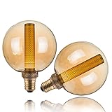 【Seguridad】Bombilla vintage con protección contra sobrecarga, cortocircuito y sobretemperatura. Fuente de luz cómoda, inofensiva para la piel y los ojos. Bombillas LED decorativas, luz de 360 ​​grados, luz amarilla suave en colores cálidos. Fuente de luz cómoda, inofensiva para la piel y los ojos.