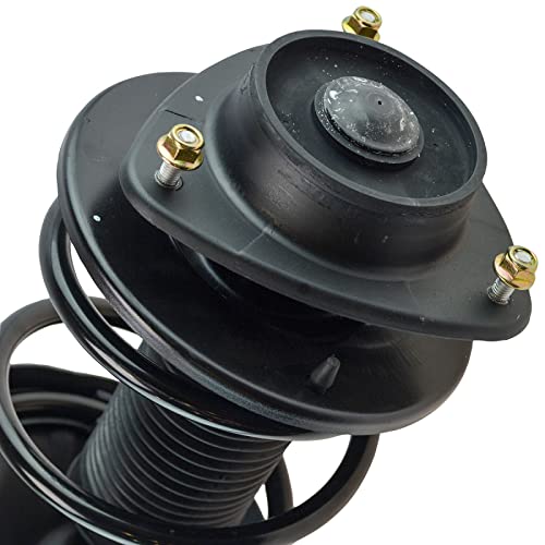 Image of TRQ Front Driver and Passenger Side Strut and Spring Assembly Set Loaded | For 08-11 Subaru Impreza
