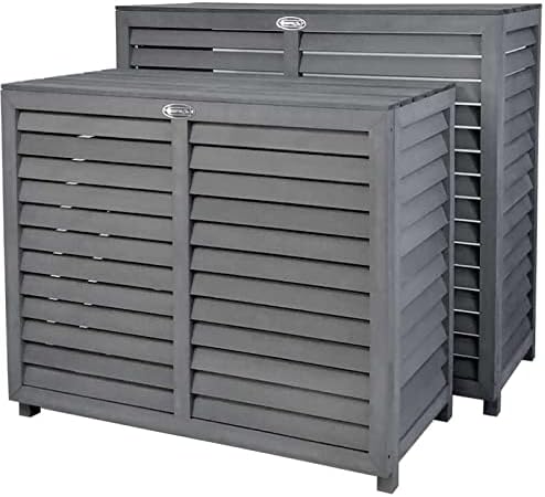 COFFRE CLIM - Cache Clim Extérieur 100% PVC Effet Bois Ga…