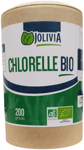 Chlorella Bio – 200 capsules of 250mg | Capsule Format | Vegan | Made in France