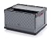 Produktbild 2er Set Profi-Faltbox mit Deckel Auer 188 Liter | FBD 86/445, 80x60x44,5 cm | Faltbox Behälter Stapelbehälter Aufbewahrungskiste Transportbox Lagerkiste