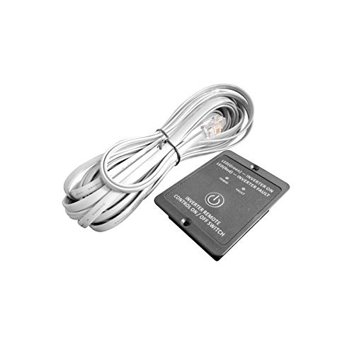 Alcapower RC12V-S Remoto para inversores de tensión de 12V, 12 V, negro