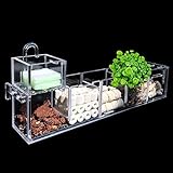 Diseño mejorado: estas cajas de filtro de acuario son una versión mejorada del gancho, lo que mejora la firmeza del gancho, lo que hace que sea más seguro y seguro de usar.