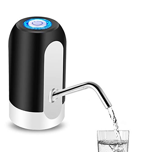 AFGVY Electric Pump For Tap Water Bottle Usb Rechargeable Bottled Water Dispenser Pump Black White Color Hand Pump Bottled Water Russian Federation Black