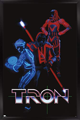Trends International Tron - Group Wall Poster, 14.725  x 22.375 , Black Framed Version