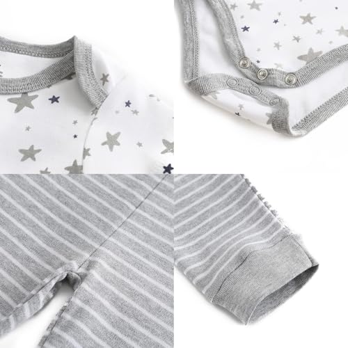 Image of MAMIMAKA Newborn Layette Gift Set 27-Piece Baby Girl Clothes Bodysuits, Pants Essentials and Accessories 0-12Months