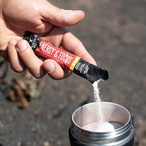 Wilderness Athlete - Energy & Focus | Energy Booster for Women & Men - Energy Drink Mix with Natural Caffeine - Low-Carb, Zero Sugar Energy Drink Powder - 30 Serving Energy Drink Packets (Tropical) - Image 4