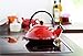 Le Creuset Enamel On Steel Zen Tea Kettle, 1.6 qt., Cerise