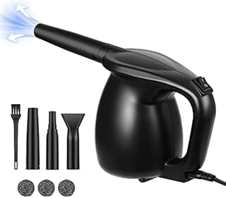 OTAO Compressed Air Electric Duster Blower, Highest Power 600W Multi-Use Computer Keyboard Cleaner for Cleaning Dust, Hairs, Crumbs, Scraps of Electronic Devices , Replace Canned Air