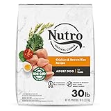 NUTRO NATURAL CHOICE Adult Dry Dog Food, Chicken & Brown Rice Recipe Dog Kibble, 30 lb. Bag